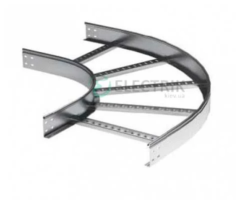 Кут горизонтальний 90° 80x400 R-300, t=1,2мм, ДКС, LC8340