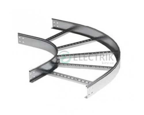 Кут горизонтальний 90° 80x300 R-300, t=1,2мм, ДКС, LC8330