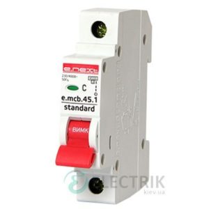 Автоматический выключатель e.mcb.stand.45.1.C32, 1P 32 А характеристика C, E.NEXT