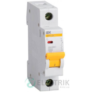 Автоматический выключатель ВА47-29 1P 2 А х-ка C, IEK MVA20-1-002-C