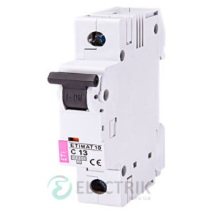 Автоматический-выключатель-ETIMAT-10-(10кА)-1P-13-А-хар-ка-C,-ETI-(Словения) 2131715