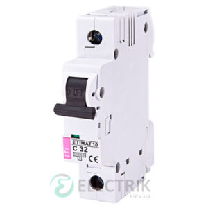 Автоматический-выключатель-ETIMAT-10-(10кА)-1P-32-А-хар-ка-C,-ETI-(Словения) 2131719