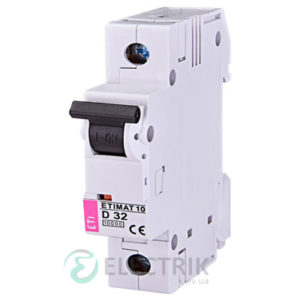 Автоматический-выключатель-ETIMAT-10-(10кА)-1P-32-А-хар-ка-D,-ETI-(Словения) 2151719