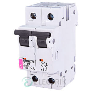 Автоматический-выключатель-ETIMAT-10-(10кА)-2P-10-А-хар-ка-C,-ETI-(Словения) 2133714