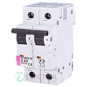 Автоматический-выключатель-ETIMAT-10-(10кА)-2P-63-А-хар-ка-D,-ETI-(Словения) 2153722
