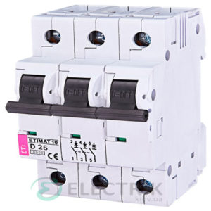 Автоматический-выключатель-ETIMAT-10-(10кА)-3P-25-А-хар-ка-D,-ETI-(Словения) 2155718