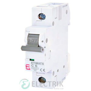 Автоматический-выключатель-ETIMAT-6-(6кА)-1P-6-А-хар-ка-C,-ETI-(Словения) 2141512
