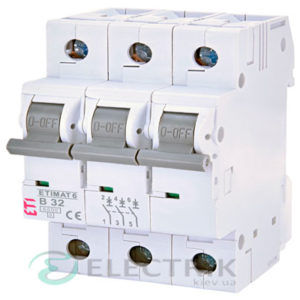 Автоматический-выключатель-ETIMAT-6-(6кА)-3P-32-А-хар-ка-B,-ETI-(Словения) 2115519
