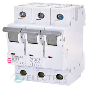 Автоматический-выключатель-ETIMAT-6-(6кА)-3P-32-А-хар-ка-D,-ETI-(Словения) 2164519