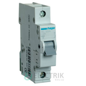 Автоматический выключатель MC125A 1P 6kA C-25A 1M, Hager