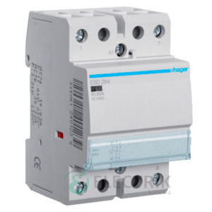 Контактор модульный ESD264 63А 24В AC 2НЗ, Hager (Франция)