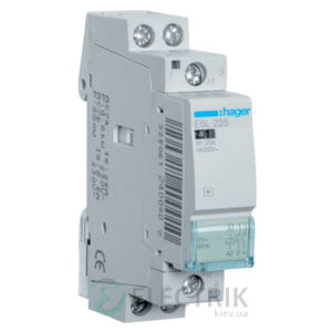 Контактор модульный ESL225 25А 12В AC 2НО, Hager (Франция)