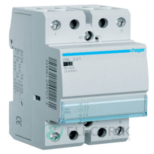 Контактор модульный ESL241 40А 12В AC 2НЗ, Hager (Франция)