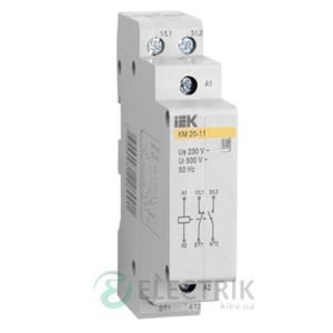 Контактор модульный КМ20-20, IEK MKK10-20-20