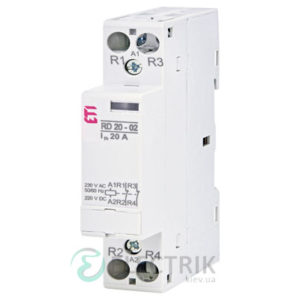 Контактор модульный RD 20-02 20A 230V AC/DC 2NC, ETI (Словения) 2464008