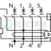 Габаритные размеры выключателя дифференциального тока e.rccb.stand