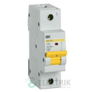 Автоматический выключатель ВА47-150 1Р 63А 15кА C IEK