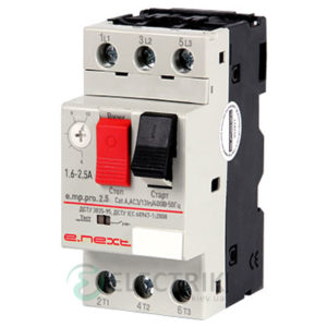 Автоматический выключатель защиты двигателя e.mp.pro.2.5, 3P In=2,5А Ir=1,6-2,5А, E.NEXT
