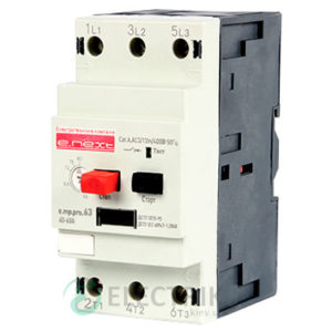 Автоматический выключатель защиты двигателя e.mp.pro.63, 3P In=63А Ir=40-63А, E.NEXT