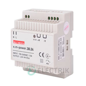 Блок питания на DIN-рейку e.m-power.30.24 30Вт, DC24В