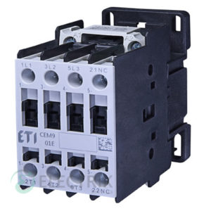 Контактор CEM 09.01 110V/AC 9A 4kW AC3, ETI (Словения)