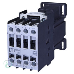 Контактор CEM 09.10 220V/DC 9A 4kW AC3, ETI (Словения)