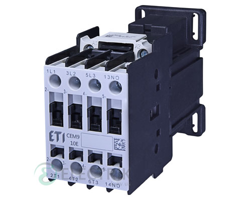 Контактор-CEM-09.10-24V_DC-9A-4kW-AC3 Контактор CEM 09.10 24V/DC 9A 4kW AC3, ETI (Словения)