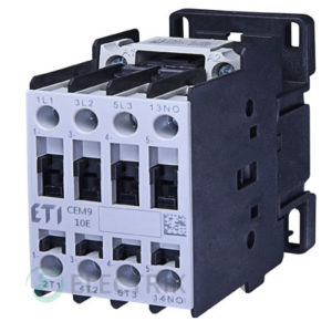 Контактор CEM 09.10 400V/AC 9A 4kW AC3, ETI (Словения)