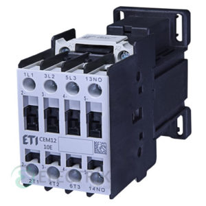 Контактор CEM 12.10 24V/DC 12A 5,5kW AC3, ETI (Словения)