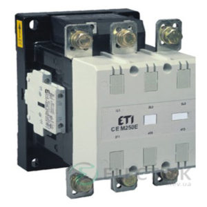 Контактор CEM 250E.22 250V/AC/DC 250A 132kW AC3, ETI (Словения)