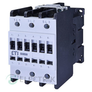 Контактор CEM 50.11 110V/AC 50A 22kW AC3, ETI (Словения)