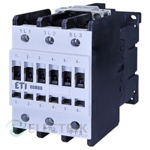 Контактор CEM 80.11 24V/AC 80A 37kW AC3, ETI (Словения)