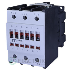 Контактор CEM 95.11 220V/DC 95A 45kW AC3, ETI (Словения)