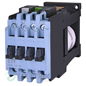 Контактор CES 18.01 24V/DC 18A 7,5kW AC3, ETI (Словения)