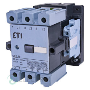 Контактор CES 75.22 24V/AC 75A 37kW AC3, ETI (Словения)