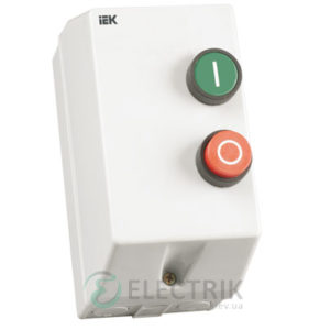 Контактор КМИ11260 в оболочке с индикацией 12 А 230 В/AC3 IP54 1НО, IEK