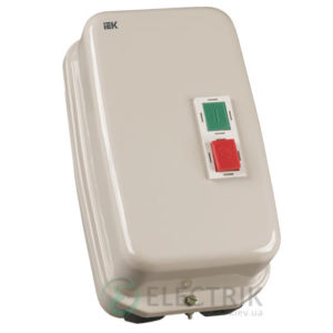 Контактор КМИ34062 в оболочке с индикацией 40 А 230 В/AC3 IP54 1НО+1НЗ, IEK