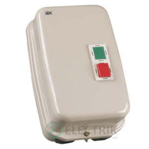 Контактор КМИ34062 в оболочке 40 А 220 В/AC3 IP54 1НО+1НЗ, IEK