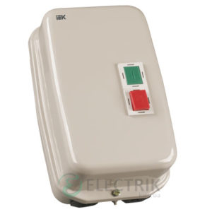 Контактор КМИ35062 в оболочке с индикацией 50 А 230 В/AC3 IP54 1НО+1НЗ, IEK