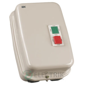 Контактор КМИ35062 в оболочке 50 А 220 В/AC3 IP54 1НО+1НЗ, IEK