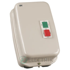 Контактор КМИ49562 в оболочке 95 А 220 В/AC3 IP54 1НО+1НЗ, IEK