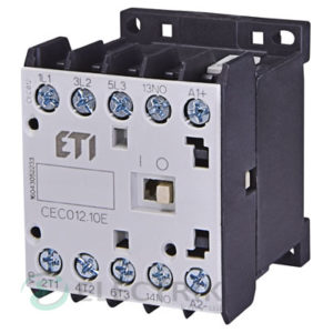 Контактор миниатюрный CEC 12.10 230V/AC 12A 5,5kW AC3, ETI (Словения)
