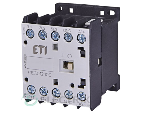 Контактор-миниатюрный-CEC-12.10-48V_AC-12A-5,5kW-AC3,-ETI Контактор миниатюрный CEC 12.10 48V/AC 12A 5,5kW AC3, ETI (Словения)
