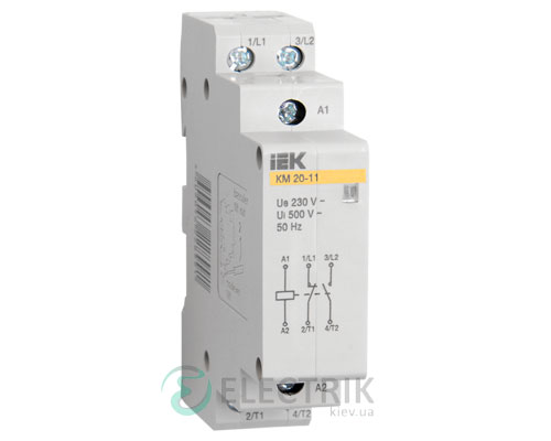 Контактор модульный КМ20-11, IEK MKK10-20-11 купить оптом в Киеве