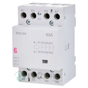 Контактор модульный R 63-04 63A 230V AC 4NC, ETI (Словения) 2463480