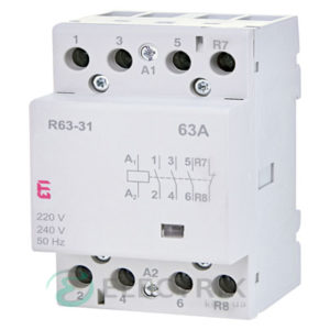 Контактор модульный R 63-31 63A 230V AC 3NO+1NC, ETI (Словения) 2463460