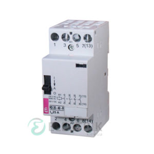 Контактор модульный R-R 25-31 25A 24V AC 3NO+1NC с ручным управлением, ETI (Словения) 2464057