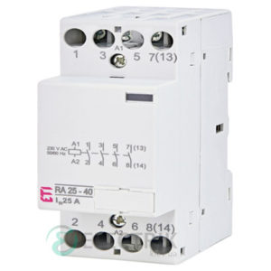 Контактор модульный RA 25-40 25A 230V AC 4NO, ETI (Словения) 2464094