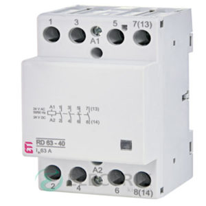 Контактор модульный RD 63-40 63A 24V AC/DC 4NO, ETI (Словения) 2464027