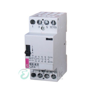 Контактор модульный RD-R 25-40 25A 24V ACDC 4NO с ручным управлением, ETI (Словения) 2464055